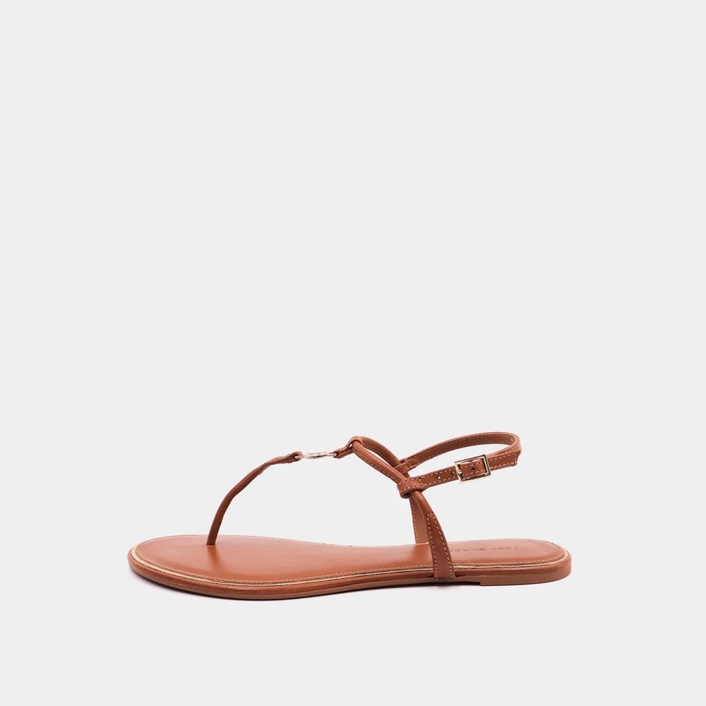 Tory Burch Emmy Sandal Bourbon - Picture 3 of 13